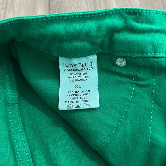 Judy Blue Full Size Tummy Control Denim Shorts - Picture 5 of 10